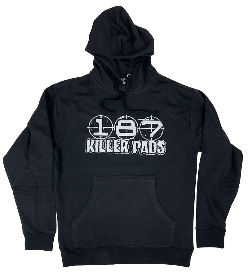 187 BLOCK LOGO HOODIE - Black