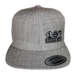 187 BLOCK LOGO FLAT - Heather Grey