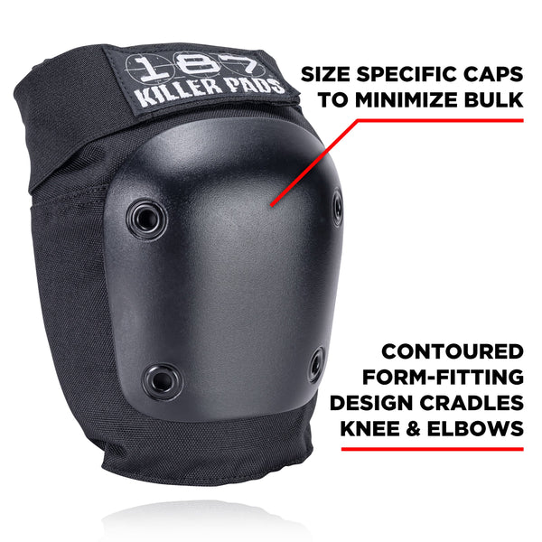 PRE-K SIX PACK PAD SET - BLACK – 187killerpads