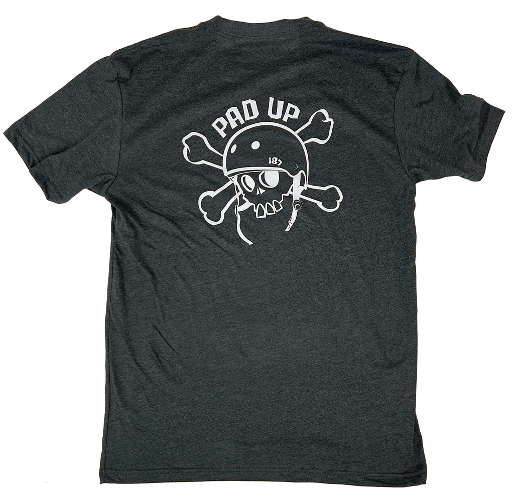 187 PAD UP TEE - Charcoal