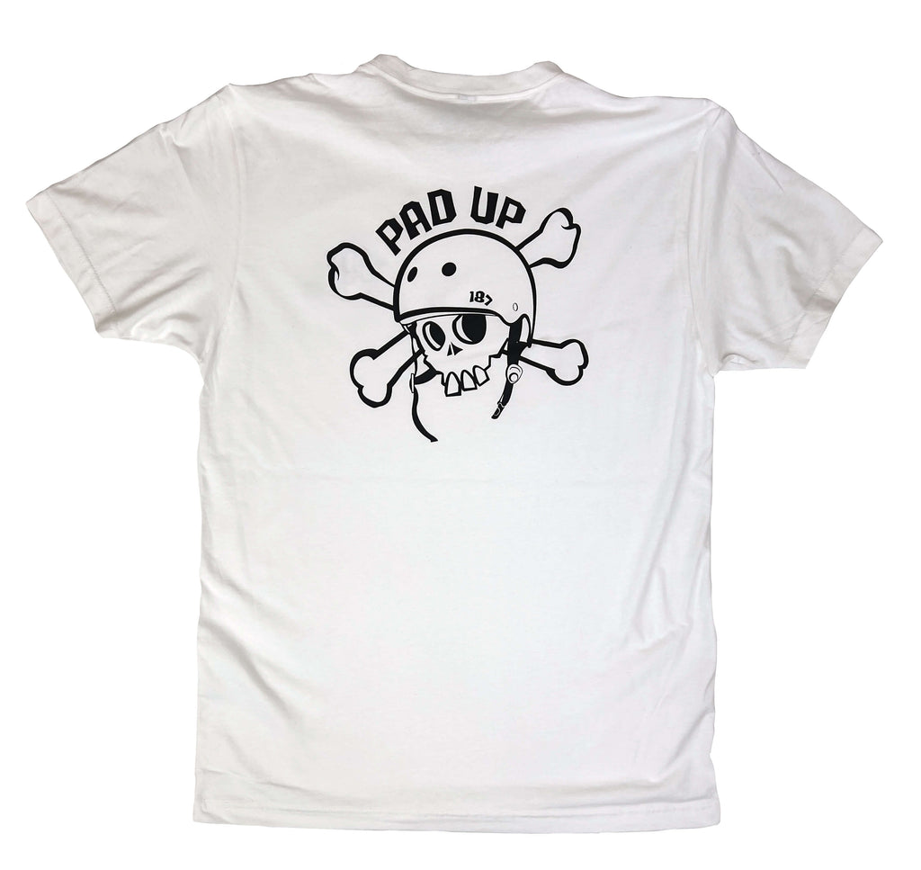 187 PAD UP TEE - White