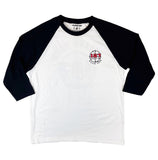 187 Raglan Scope Tee - White/Black