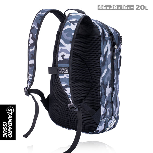 Skate Backpack - Camouflage - Camouflage backpack with ties - Molo