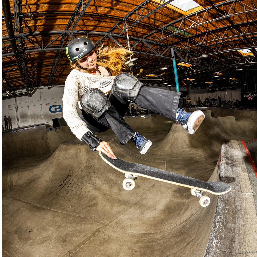 Black/White with White Caps