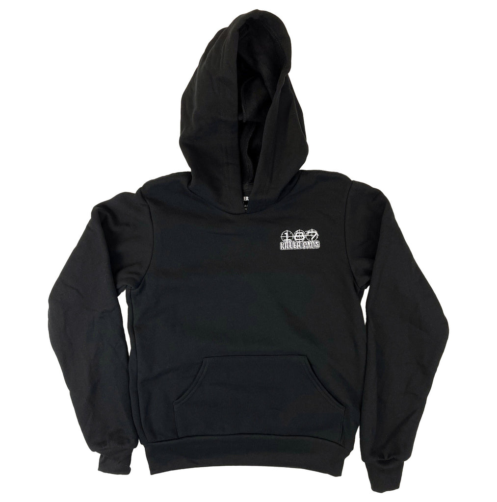 187 Embroidered Block Youth Hoodie - Black