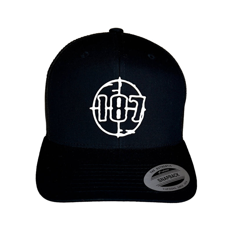 187 SCOPE LOGO CURVED CAP - Black