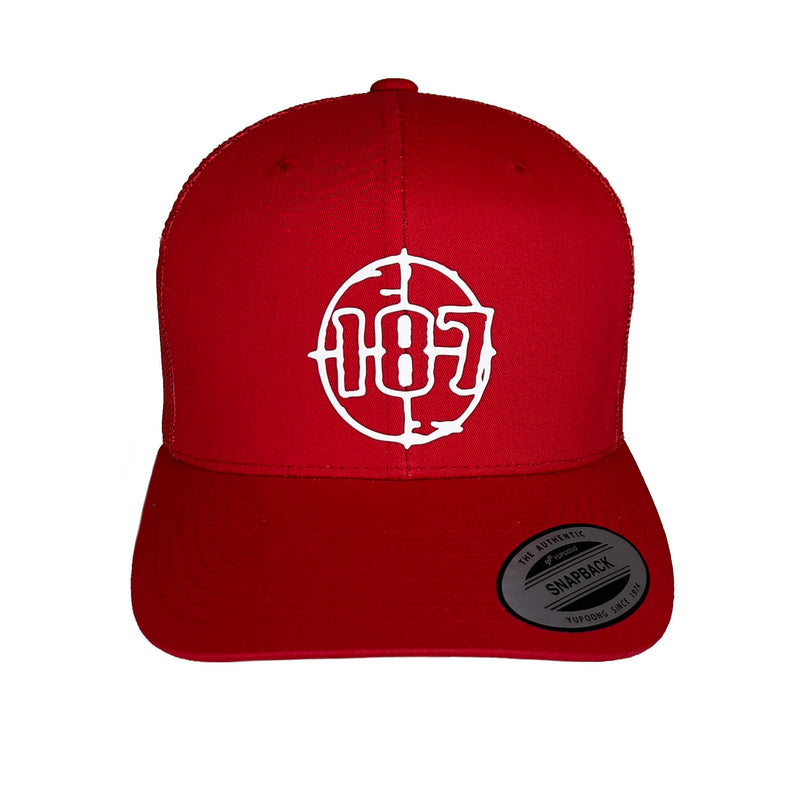 187 SCOPE LOGO CURVED CAP - Red