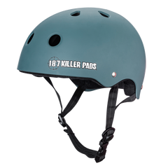 Pro Skate Helmet w/ Sweatsaver Liner - Stone Blue – 187killerpads