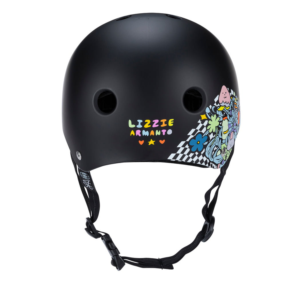 Pro Skate Helmet w/ Sweatsaver Liner - Black Gloss